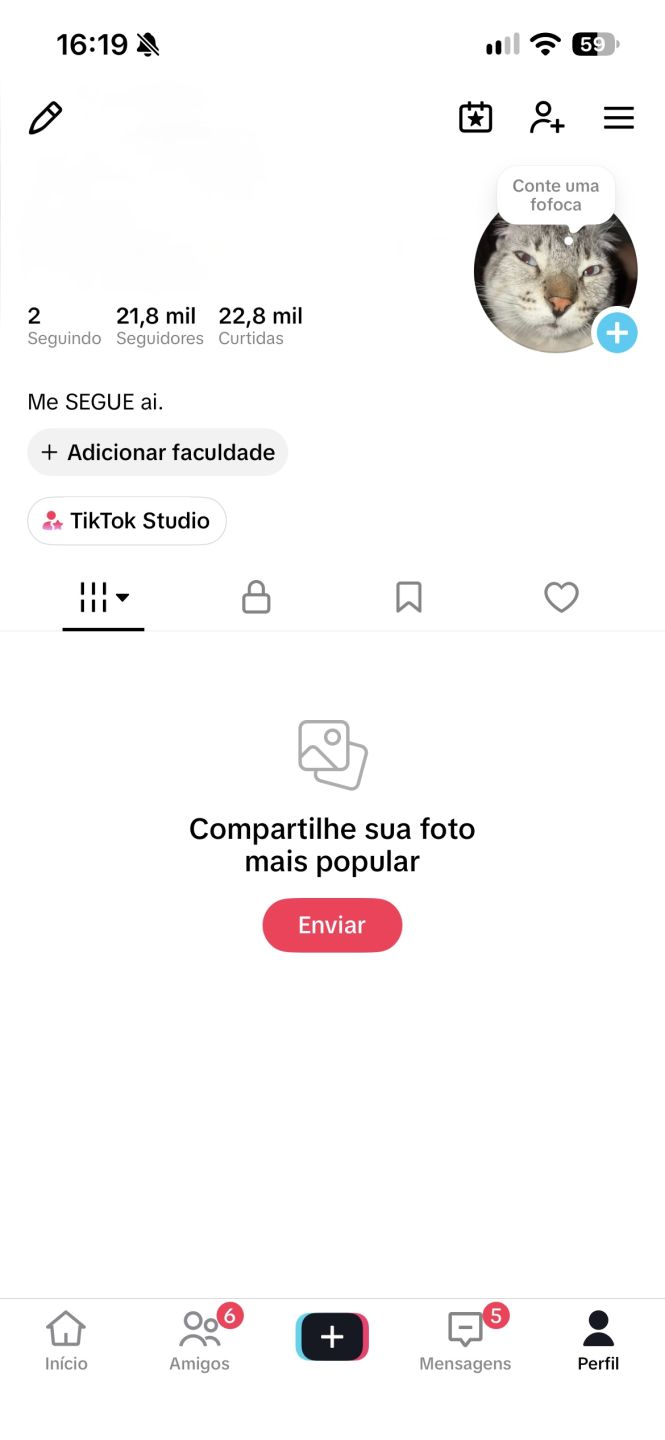 CONTA TIK TOK +20k Seguidores