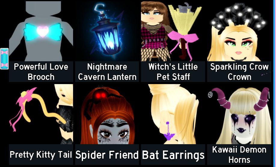 Conta roblox com skins femininas com itens em alguns jogos