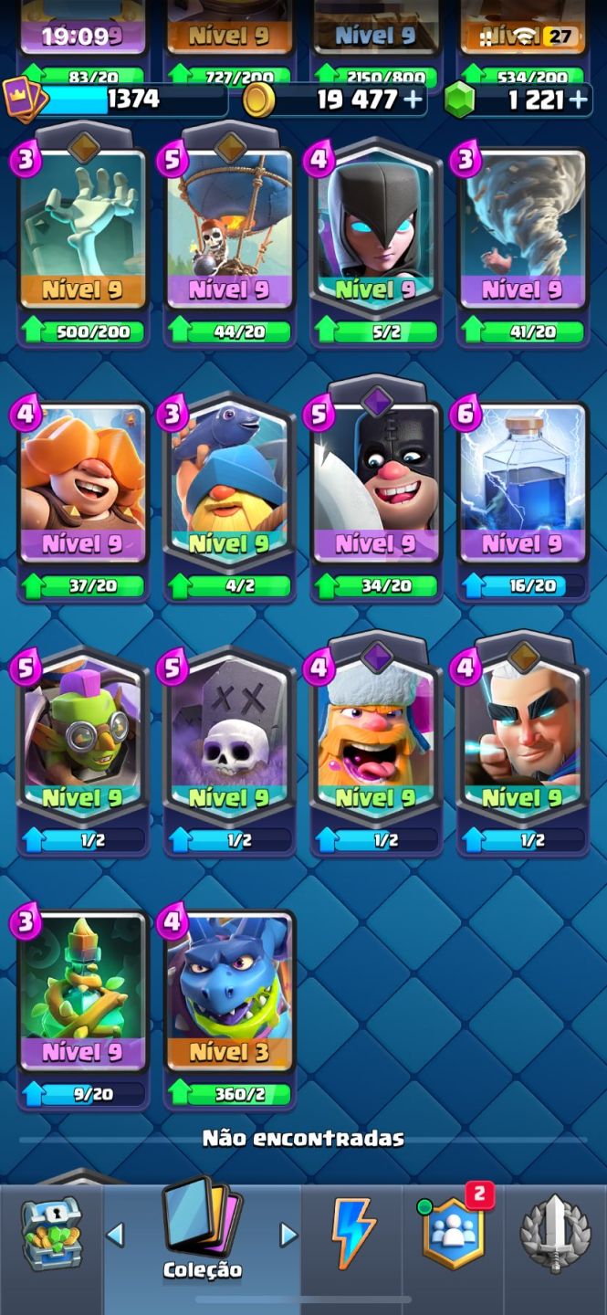 Conta Clash Royale Arena 22 Barata