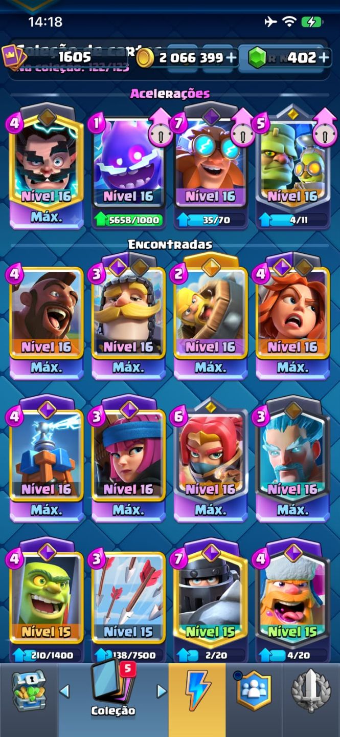 Brawl Stars & Clash Royale -Conta Premium
