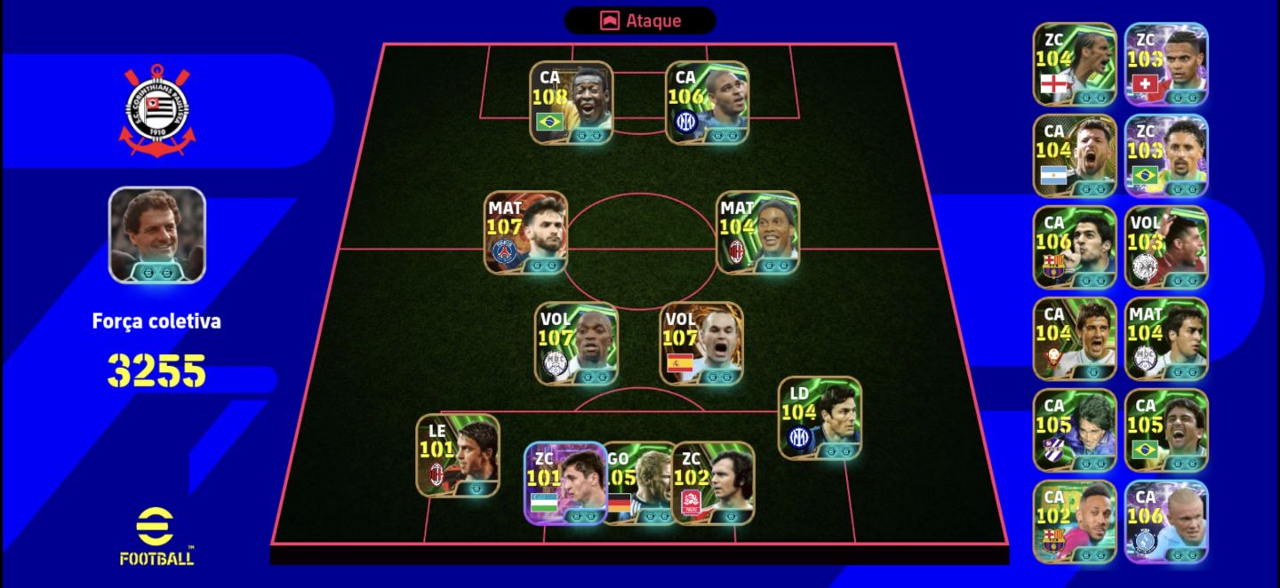 CONTA 3247+DE FORÇA , KVARATSKHELIA BIG TIME , SUÁREZ 106, INIESTA BIG, PELÉ ETC