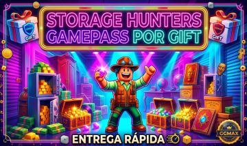 CAÇADORES DE ARMAZENAMENTO - GAMEPASS DO ROBLOX POR GIFT