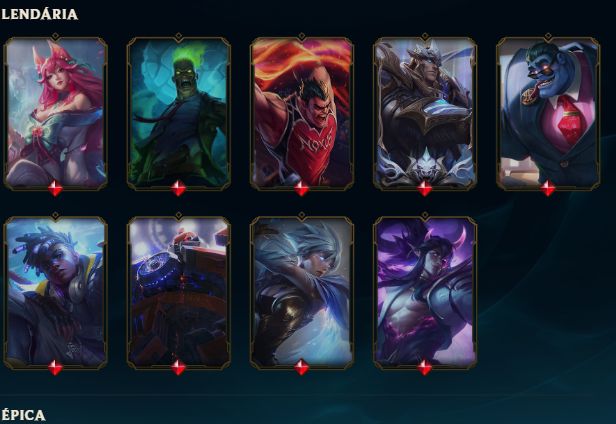 NEGOCIO VALOR CONTA LOL 2016| MUITAS SKINS + CAMPEÕES | PRONTA PARA JOGAR