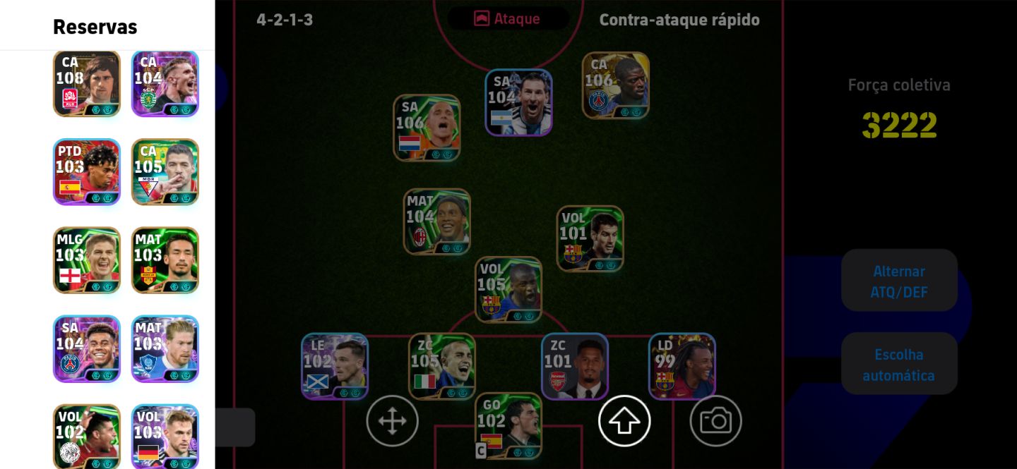 Conta de efootbal mobile