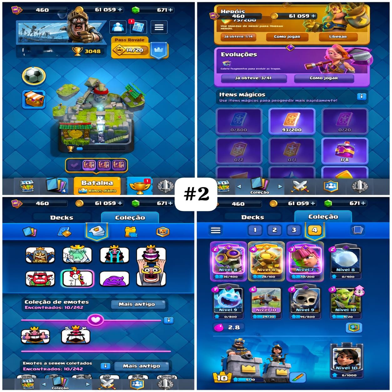 CONTAS CLASH ROYALE 90% DE DESCONTO (ENTREGA RÁPIDA)
