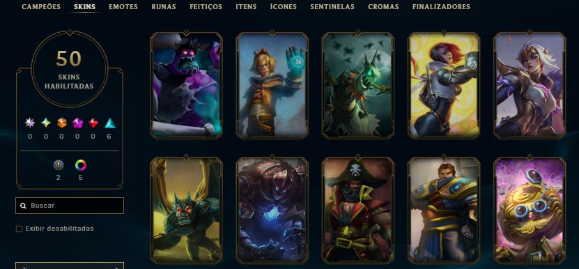 CONTA PLATINA 4 / +30 PDL - 10 / 9 SKINS / SHACO, ANNIE, VLADIMIR / 8.8K EA