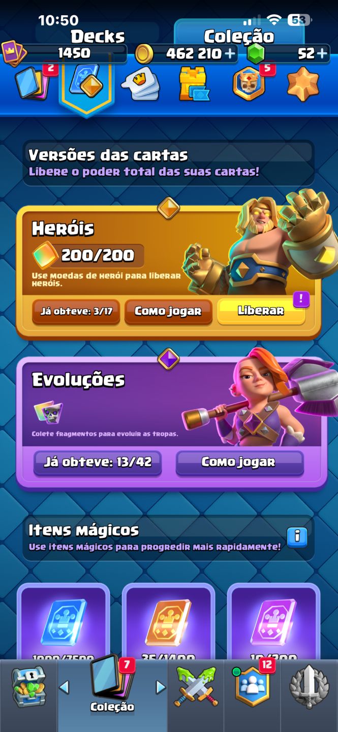 CONTA CLASH ROYALE LVL 16 10 ANOS DE JOGO