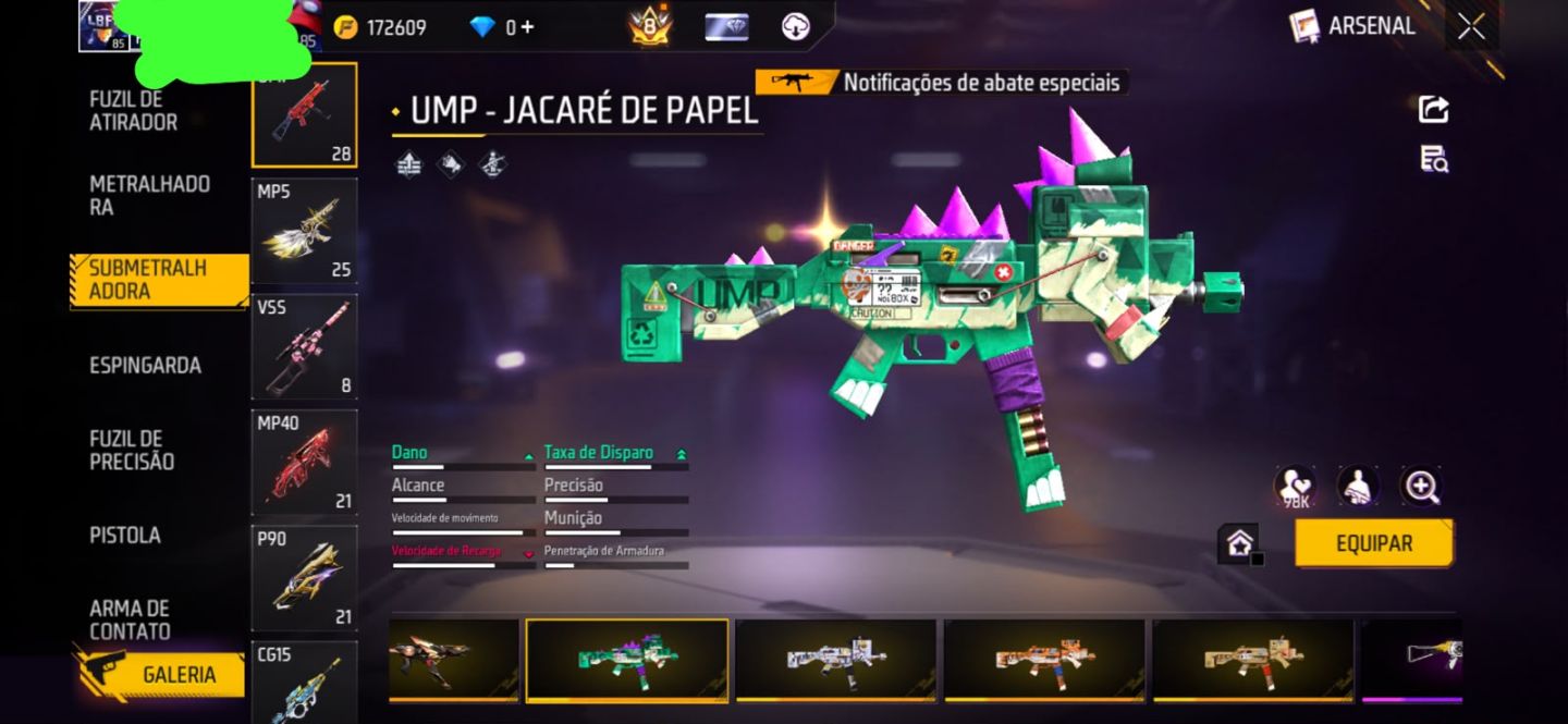 Conta de free Fire ex verificada com banner da LBFF