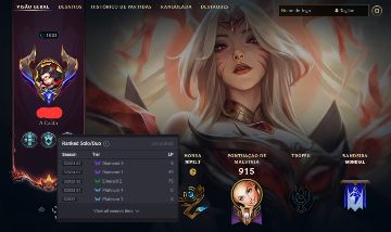 Conta lol acompanhada de conta de valorant com muitas skins