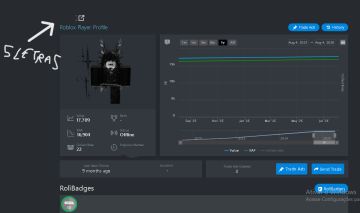 Conta Roblox com korblox 2015 ++100k Gastos/ 17k RAP / Coroa de Dev / Off-sales