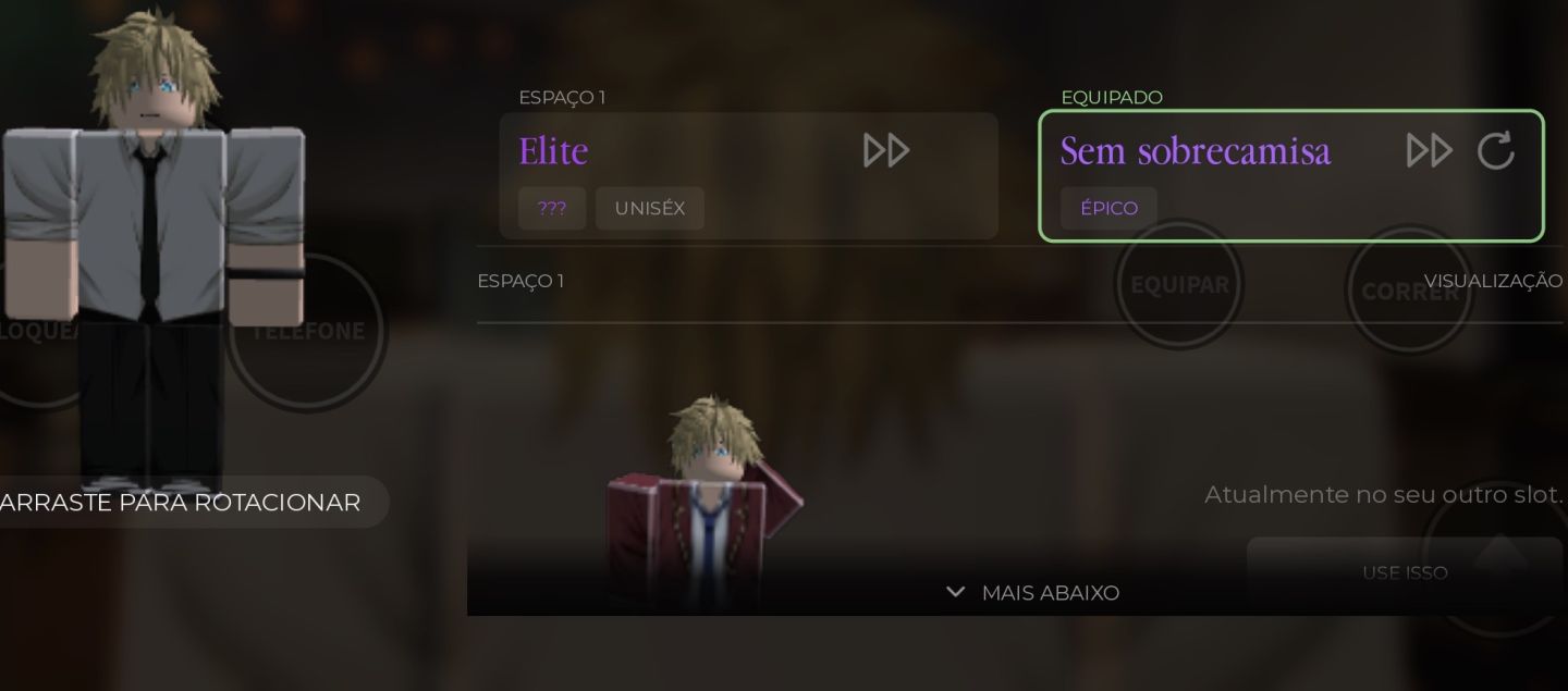 Conta De Gakuran com 2,03 metros e rosto do Gojo