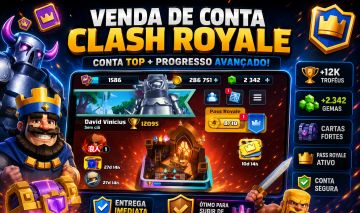 CONTA de CLASH ROYALE lvl 16 FULL ACESSO/PERMANENTE + PASSE ATIVO