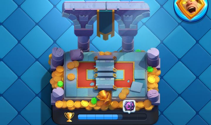 CONTA CLASH ROYALE ARENA 17 COM PORCOS EVO