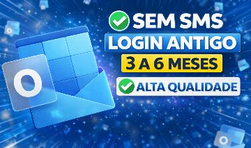 EMAIL ANTIGO HOTMAIL x OUTLOOK 3 A 6 MESES DE CRIAÇAO | NAO POSSUI SMS