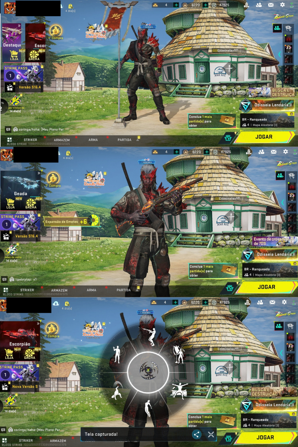 CONTA SUPER GEMADA | FAL ATTACK ON TITAN + DRACO EVO + 9 ULTRAS | LOGIN LIMPO