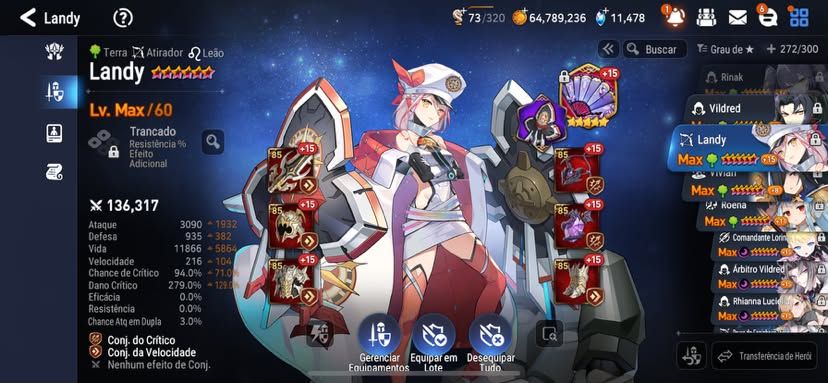 Conta Epic Seven ( E7 ) R&L SSS, Mei Lin SSS