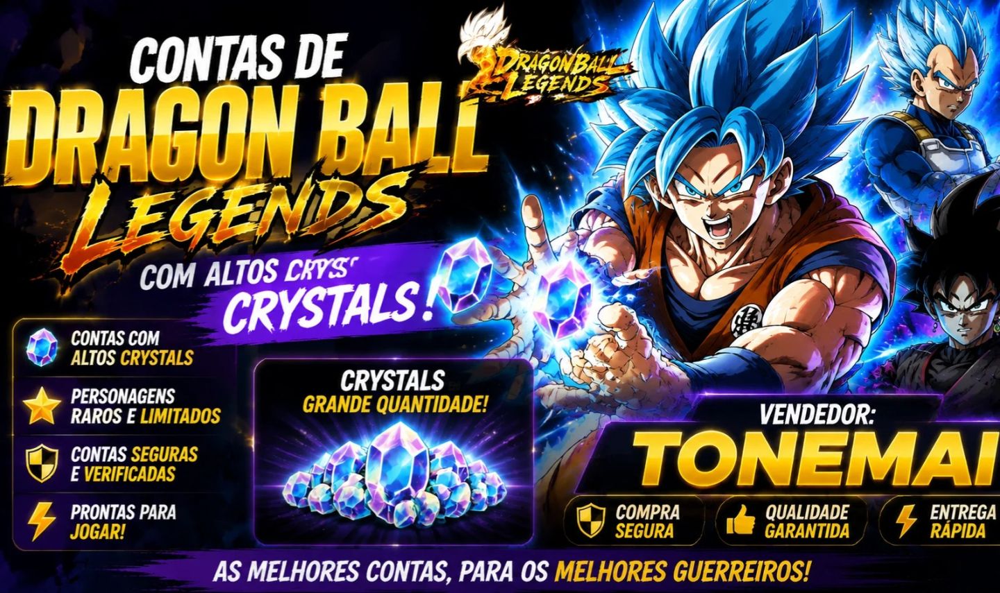 CONTAS DRAGON BALL LEGENDS - O MENOR PREÇO DA PLATAFORMA!