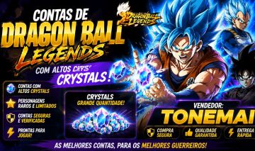 CONTAS DRAGON BALL LEGENDS - O MENOR PREÇO DA PLATAFORMA!