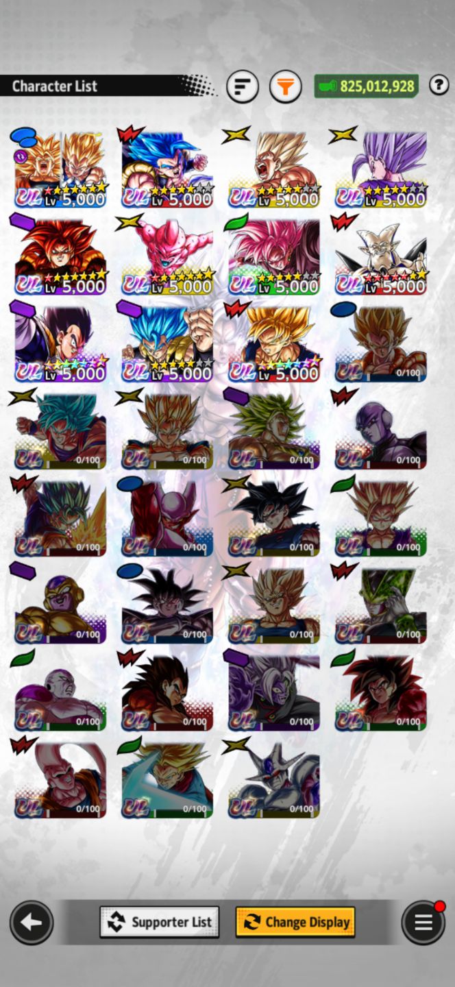 CONTA DBL COM VARIOS LL E LEGEND
