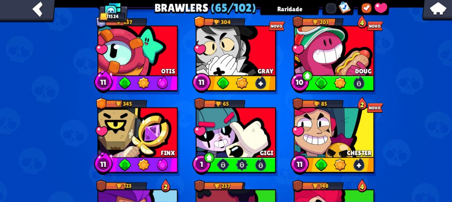 CONTA BRAWL COM 52 BRAWLERS