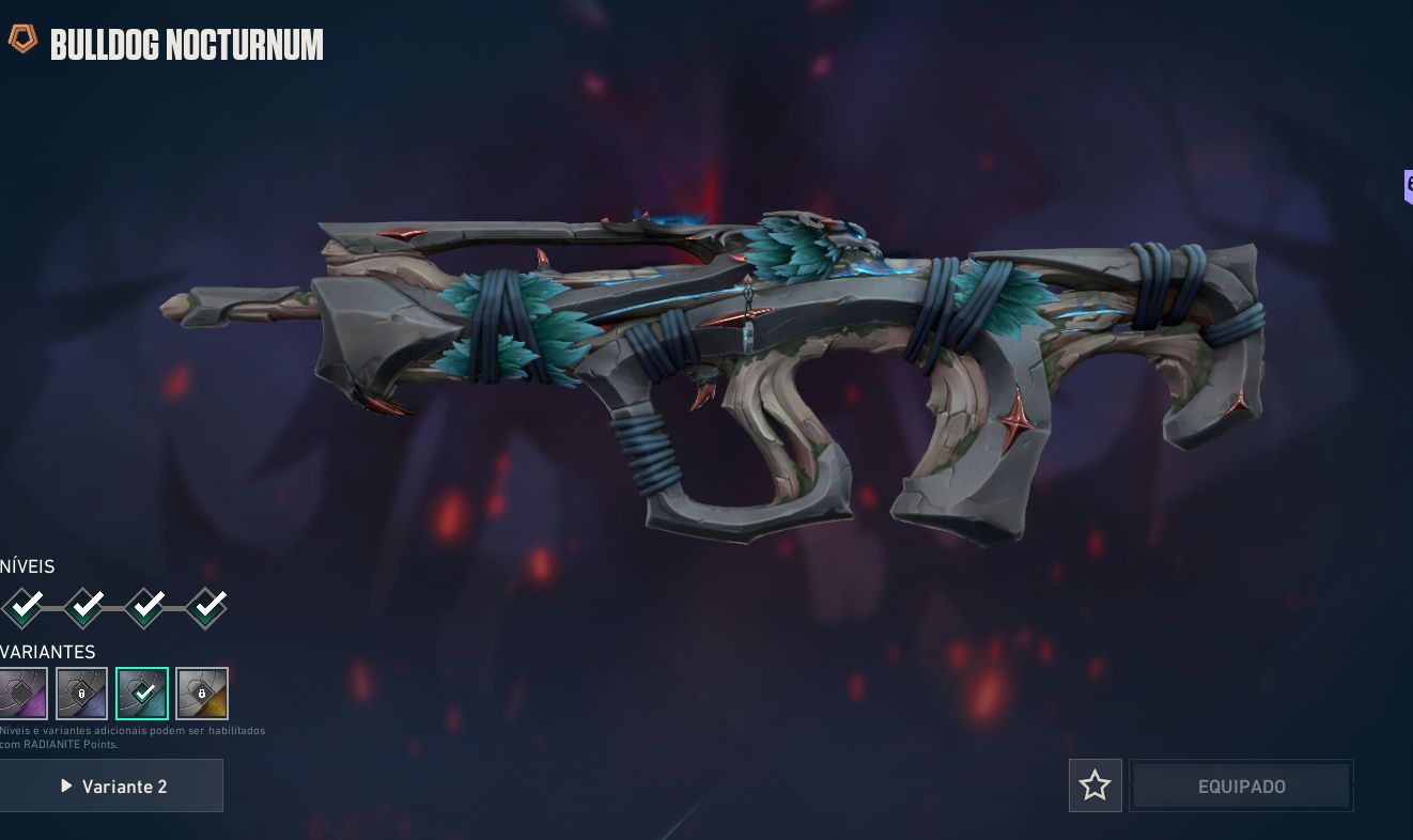 Conta Valorant, varias skins, bundle champions 25, bundle Loud e bundle nocturn