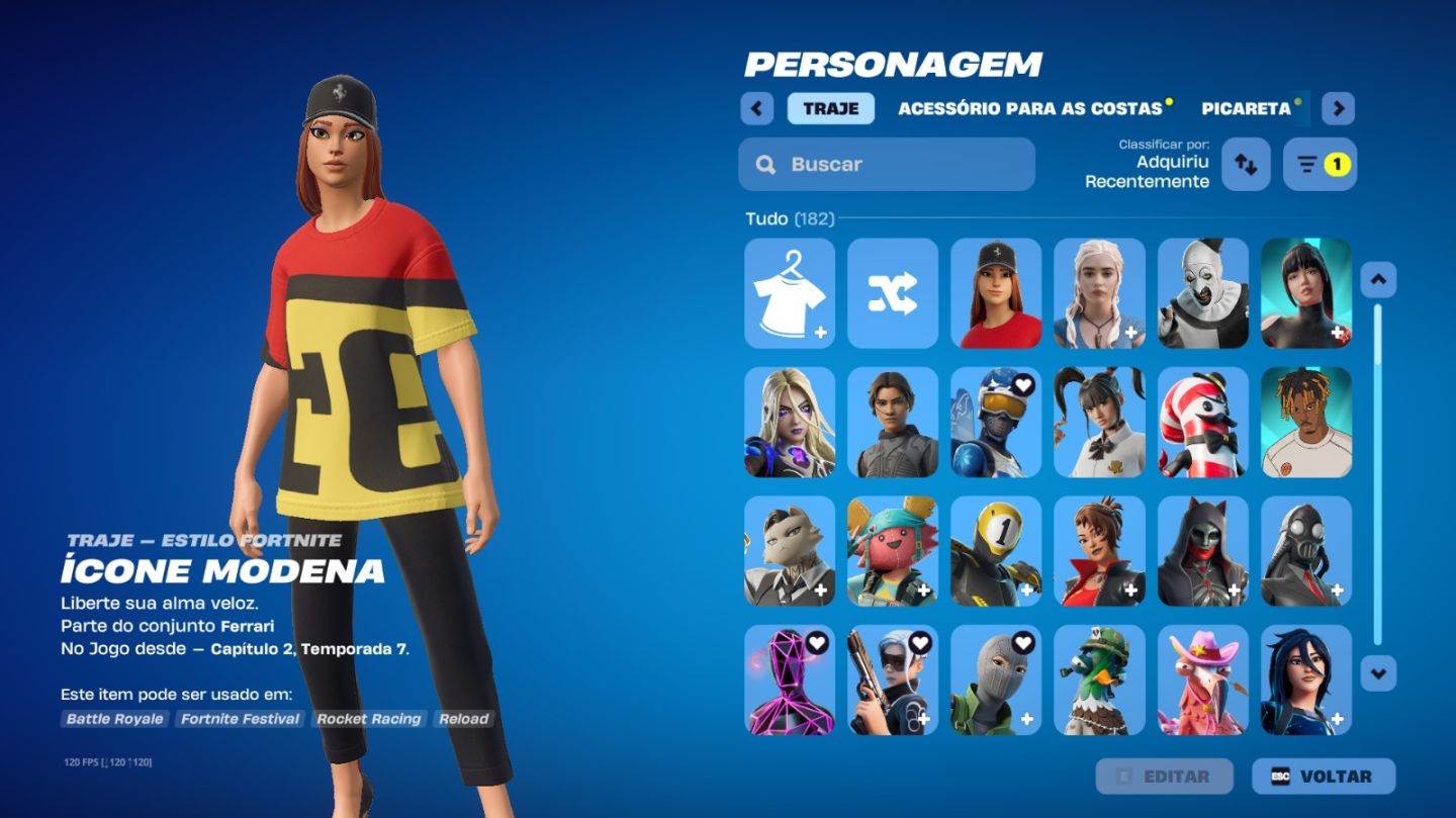 CONTA FORTNITE COM MINTY TRAVIS SCOTT EMINEM E MUITO MAIS