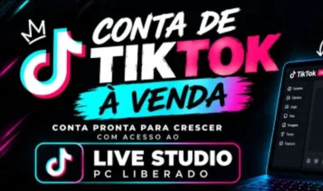 CONTA TIKTOK COM LIVE STUDIO PC