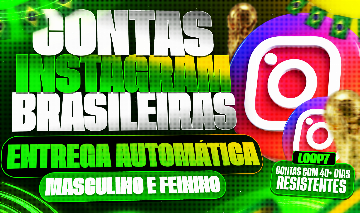 CONTAS INSTAGRAM ANTIGAS IP BR +SEGUIDORES | FEM/MASC (ENTREGA AUTOMATICA)