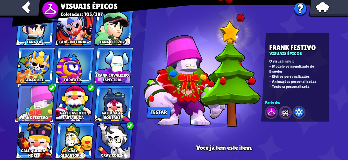 CONTA DE BRAWL STARS 2019