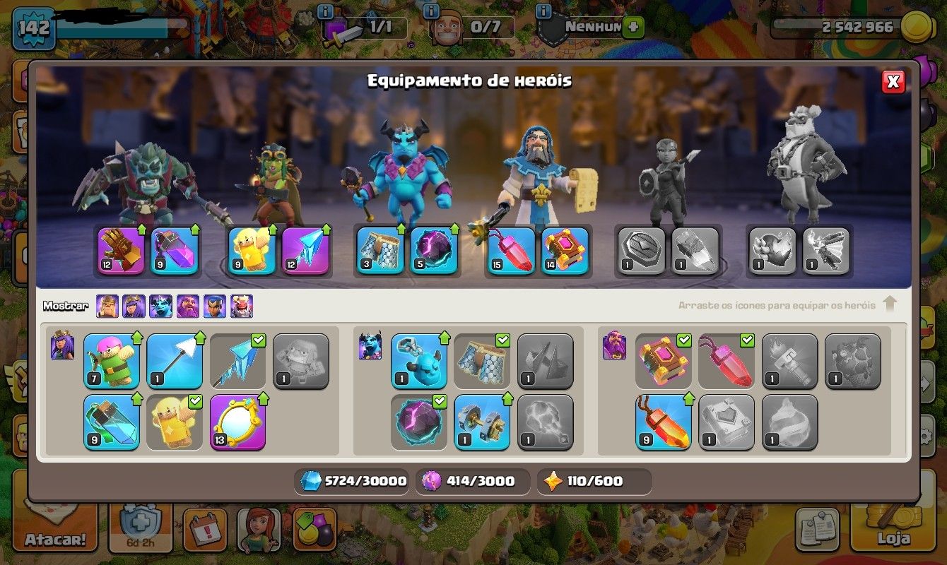 CV13 RECENTE | CV12 FULL | 6 SKINS + PAISAGEM | TH13 NEW / TH12 MAXED