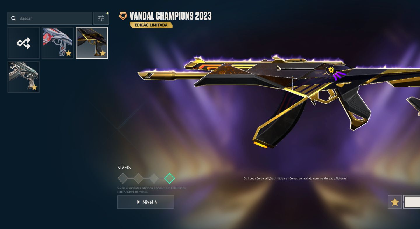 Conta (FULL ACESSO) (Aceito NEGOCIAR) Vandal champions 2023, karambit sublime2.0