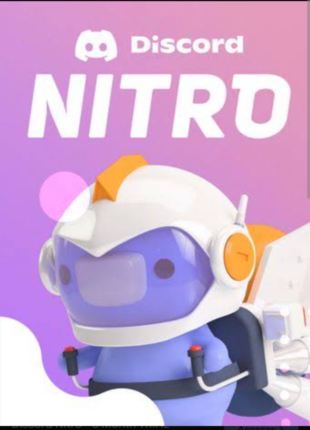 Conta Nitrada Discord 1 Mês [Promoção]