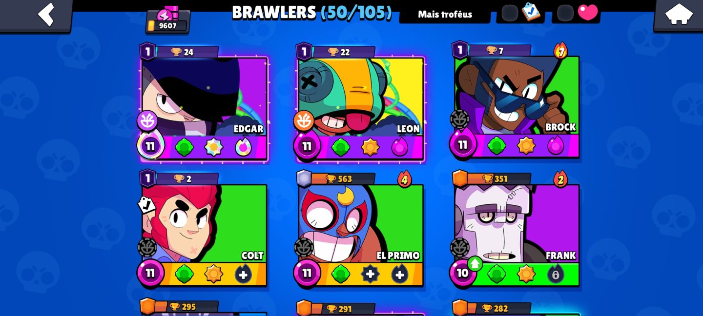 Conta de brawl para iniciar a jogar