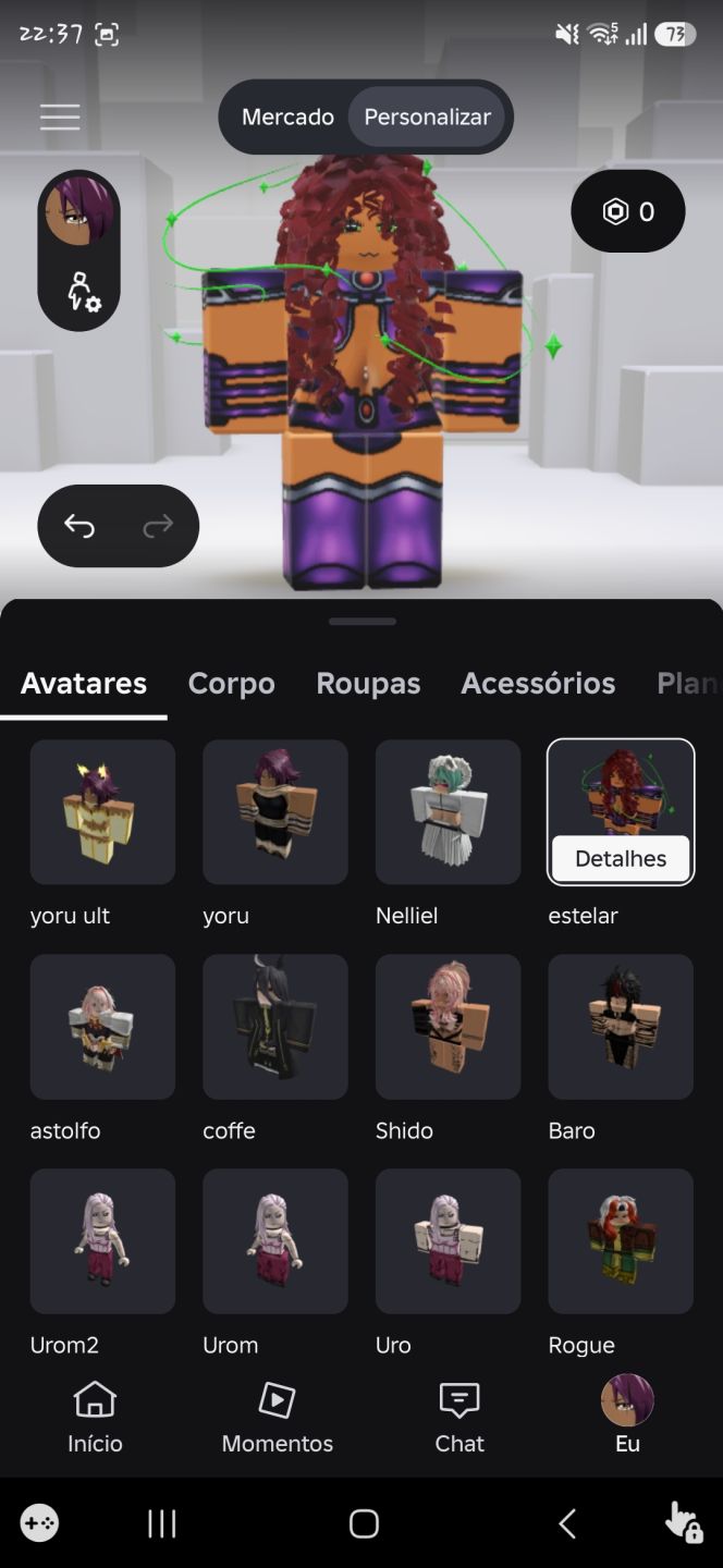 Conta roblox com muitas skins femininas