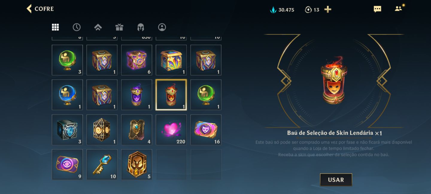 Conta Wild Rift TOP melhor skins Main Sion