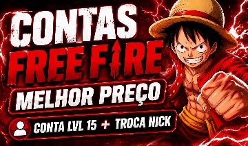 PROMOÇÂO CONTAS FREE FIRE LEVEL 15 / 20 / 30 ENTREGA RAPIDA