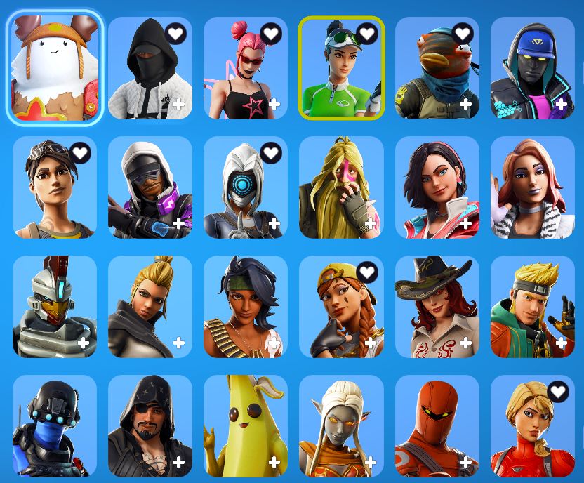 Conta de Fortnite antiga (Muitas skins)