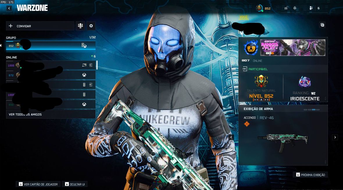 Conta De Warzone Com 10 Nukes - IRIDESCENTE MULTIPLAYER E WARZONE