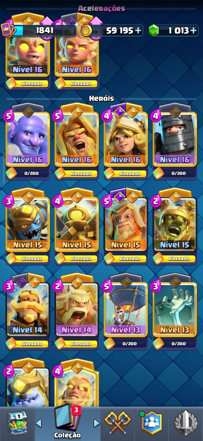 CONTA MEGA GEMADA DE CLASH ROYALE
