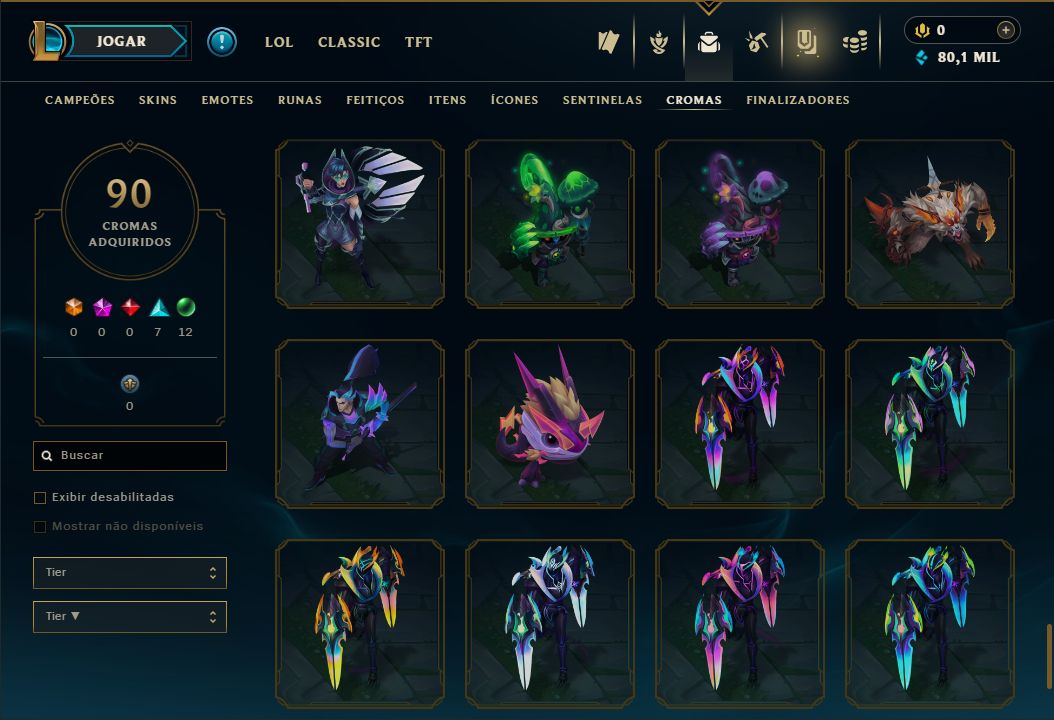 SKIN LENDÁRIA RIVEN EMISSÁRIA + [ CONTA COM 200 SKINS HABILITADAS ] + TROCA NICK
