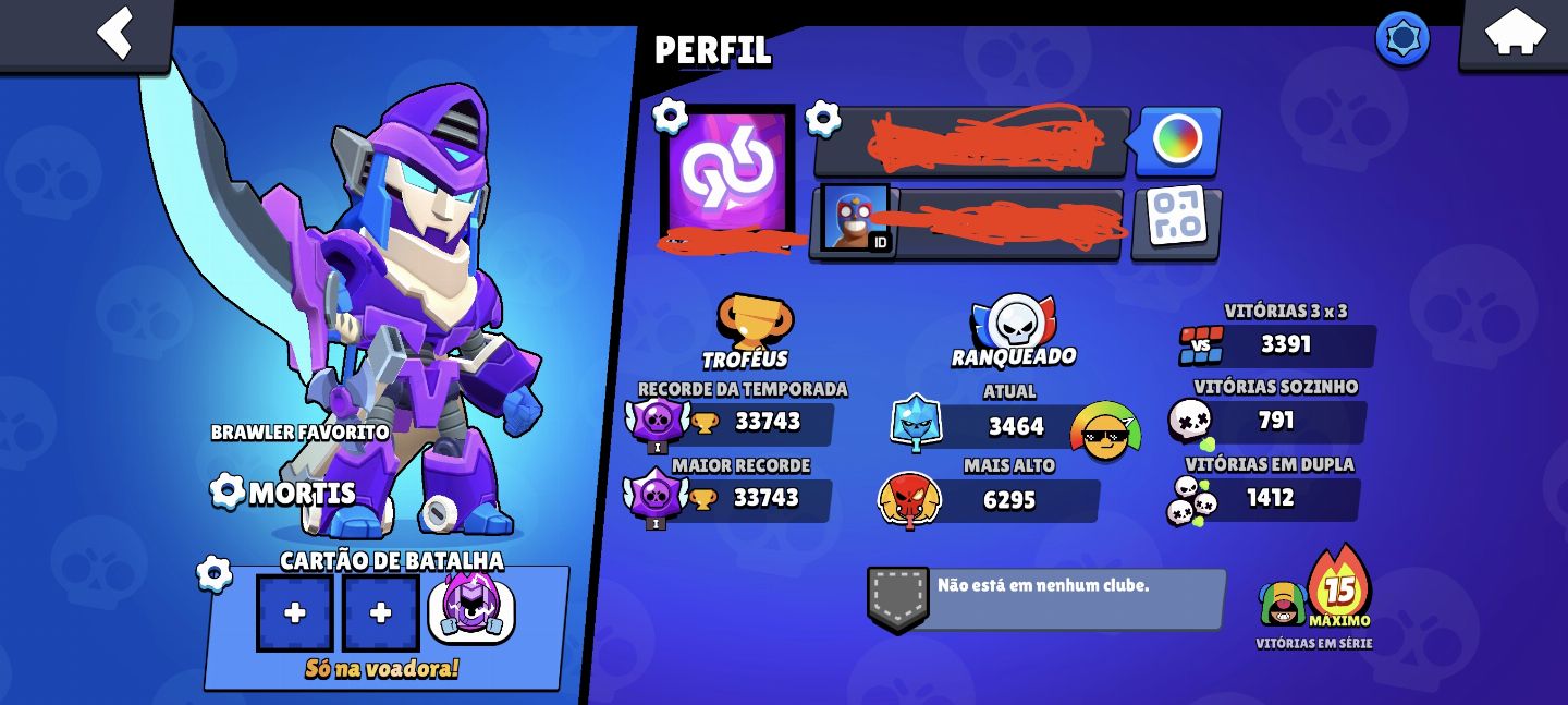 Conta de Brawl stars super gemada
