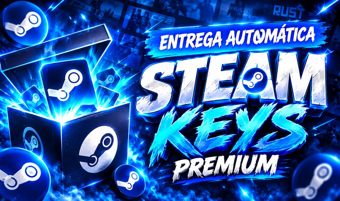 STEAM KEY ALEATÓRIA PREMIUM - JOGOS SURPRESA (ENTREGA AUTOMÁTICA)