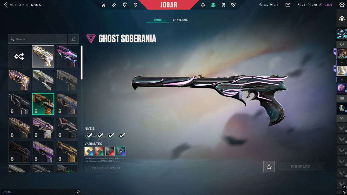 Conta com skins tryhard: Kuranami velha e nova: Gaia: Phanton reconhecimento etc