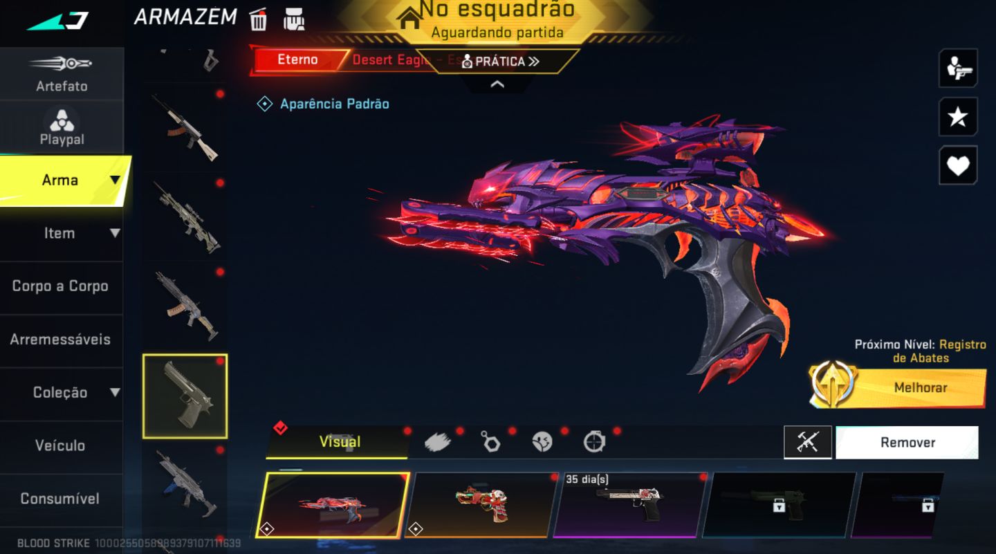 Conta Blood Strike Full Com Facas E Muitas Skins Ultra