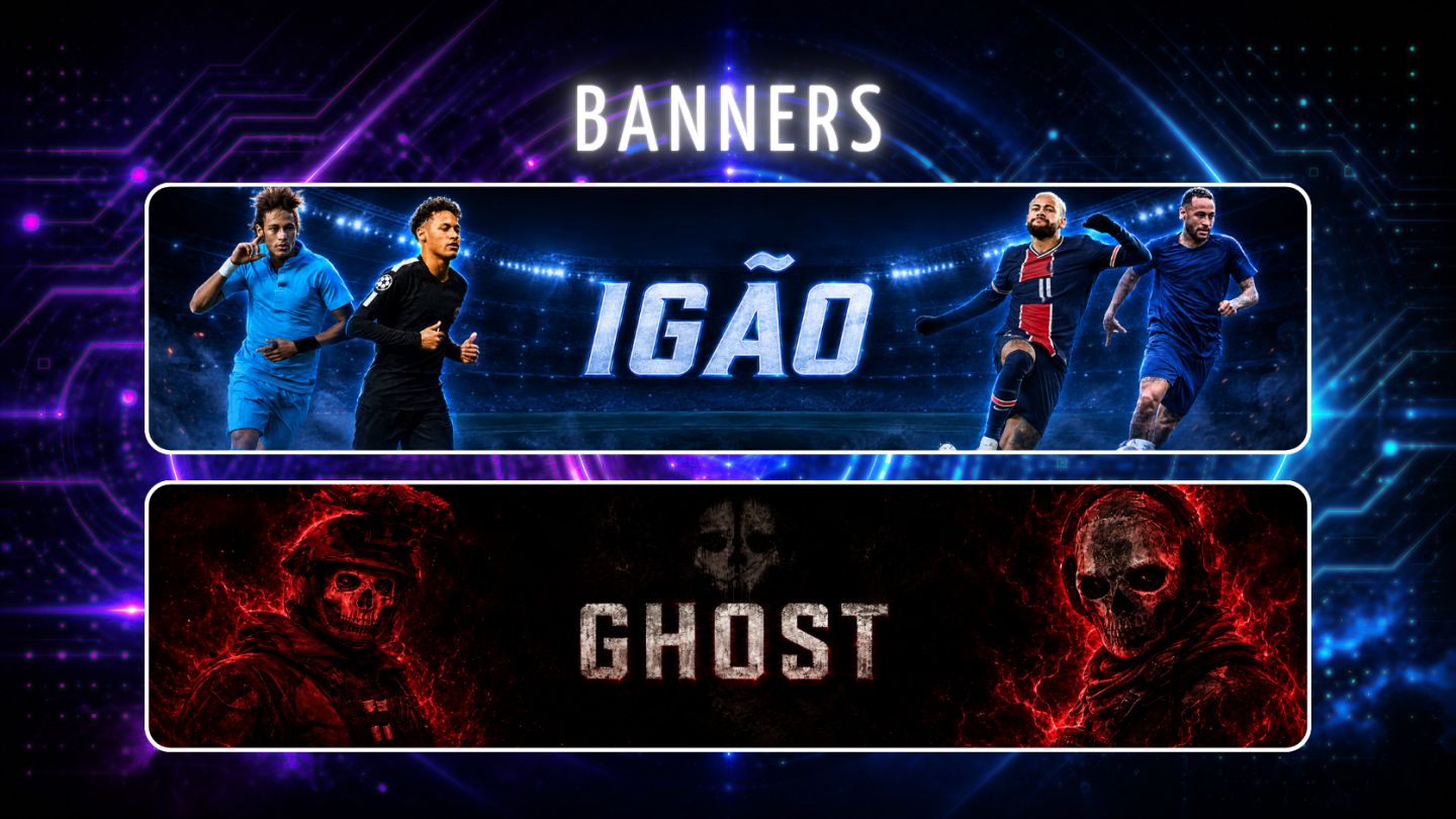 Designer Profissional - Thumbnails, Logos, Merch, Posts & Mais