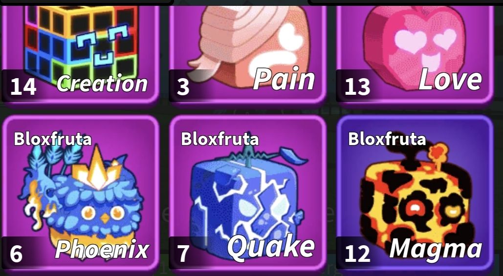 [!! COMPRE 2 LEVE 3!! ] FRUTAS FÍSICAS - BLOX FRUITS (LOJA COMPLETA)