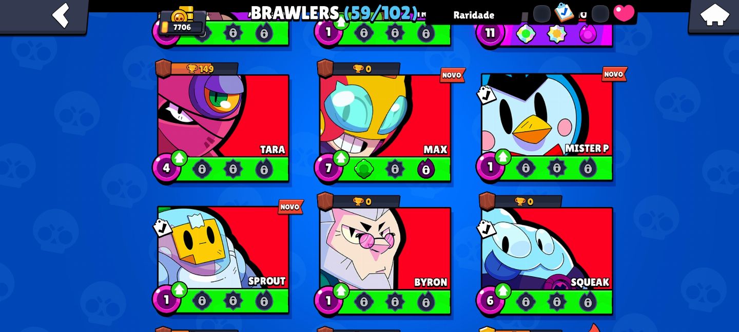 Conta de brawl stars rara