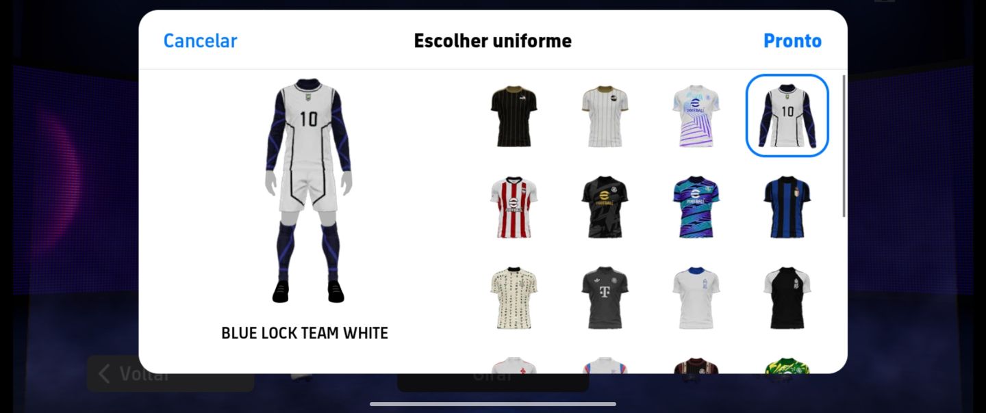 Conta de efootball braba e antiga !! (Leia a descrição)