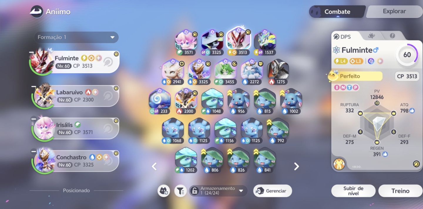 Conta end game lvl 62, 24 prismanas sentilantes