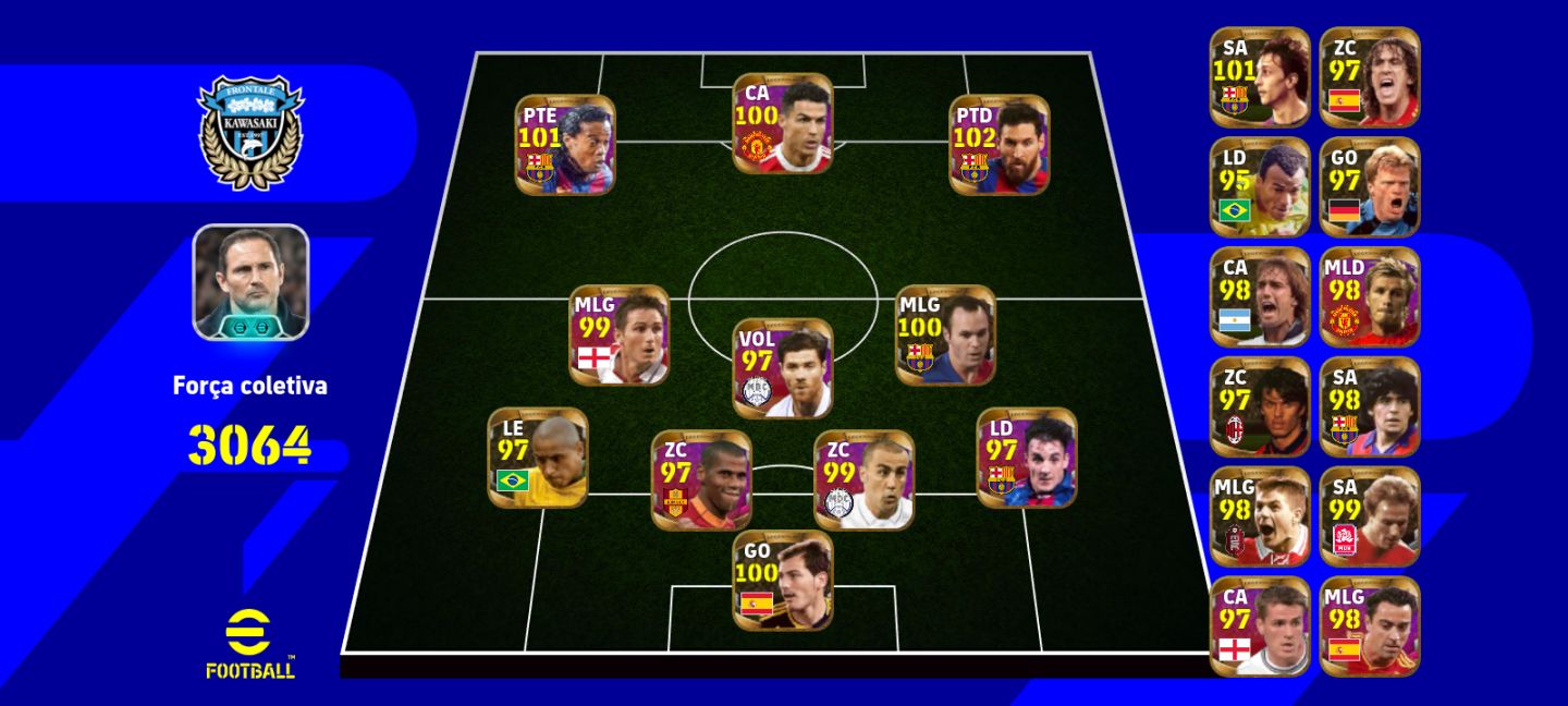 CONTA EFOOTBALL MUITO RARA!! TIME LEGENDS PES 21+CARTAS RARAS E ANTIGAS!!
